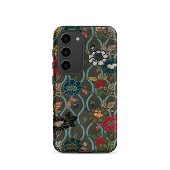 Japanese Flower Fan Pattern 2 - G.a. Audsley Phone Case, Samsung Galaxy S23 / Matte, Mobile Cases, Toby Leon