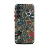 Japanese Flower Fan Pattern 2 - G.a. Audsley Phone Case, Samsung Galaxy S25 Plus / Matte, Mobile Cases, Toby Leon