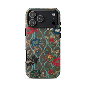 Japanese Flower Fan Pattern 2 - G.a. Audsley Phone Case, Japanese Flower Fan, Audsley Iphone Case, Flower Fan Pattern