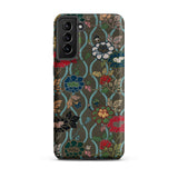 Japanese Flower Fan Pattern 2 - G.a. Audsley Phone Case Vibrant Floral-patterned Bold Red Blue Green, Iphone, Mobile Cases