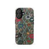 Motivo giapponese di ventagli floreali - Custodia per iPhone G.a. Audsley, 17 / Opaca, Custodie per telefono, Toby Leon