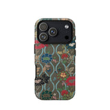 Motivo giapponese con ventagli floreali - Custodia per iPhone di G.a. Audsley, 17 Pro / Opaco, Custodie per telefoni cellulari, Toby Leon