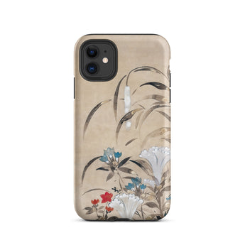 Japanese Flowers - Tawaraya Sōsetsu Iphone Case, 11 / Matte, Floral-patterned Phone Case