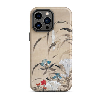 Japanische Blumen - Tawaraya Sōsetsu Iphone Case, 14 Pro Max / Matt, Handyhüllen, Toby Leon
