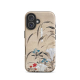 Japanische Blumen - Tawaraya Sōsetsu Iphone Case, 16 / Matt, Handyhüllen, Toby Leon