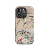 Japanese Flowers - Tawaraya Sōsetsu Iphone Case, 16 Pro / Matte, Floral-patterned Smartphone Case
