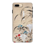 Japanese Flowers - Tawaraya Sōsetsu Iphone Case, 8 Plus / Matte, Floral-patterned Phone Case