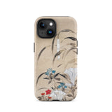 Japanese Flowers - Tawaraya Sōsetsu Phone Case Iphone 15 / Matte Floral-patterned Phone Case Iphone