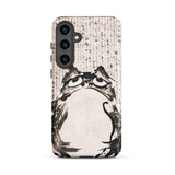 Japanese Frog - Getsuju Phone Case, Samsung Galaxy S24 Plus / Matte, Mobile Cases, Toby Leon