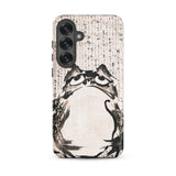 Japanese Frog - Getsuju Phone Case, Samsung Galaxy S25 Plus / Matte, Mobile Cases, Toby Leon