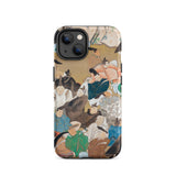 Japanese Poets - Ikeda Koson Heian Period Phone Case Iphone 14 / Matte Iphone Case Historical Painting Ikeda Koson, Heian-era Court Life,