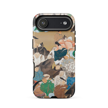 Japanese Poets - Ikeda Koson Heian Period Phone Case Iphone 17 Air / Matte Iphone 12 Case Japanese Art Design Crowd Scene Ikeda Koson,