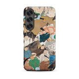 Japanese Poets - Ikeda Koson Heian Period Phone Case Samsung Galaxy S25 Plus / Matte Phone Case Detailed Traditional Japanese Painting