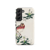 Japanese Rosefinch - Numata Kashu Phone Case, Samsung Galaxy S22 / Matte, Mobile Cases, Toby Leon