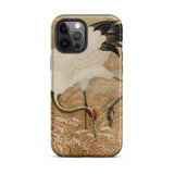 Japanese Sarus Crane - G.a. Audsley Phone Case, Iphone 12 Pro Max / Matte, Mobile Cases, Toby Leon