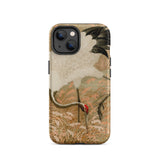 Japanese Sarus Crane - G.a. Audsley Phone Case, Iphone 14 / Matte, Mobile Cases, Toby Leon