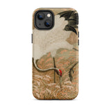 Japanese Sarus Crane - G.a. Audsley Phone Case, Iphone 14 Plus / Matte, Mobile Cases, Toby Leon