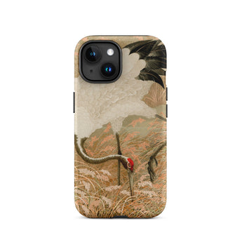 Japanese Sarus Crane - G.a. Audsley Phone Case, Iphone 15 / Matte, Mobile Cases, Toby Leon