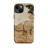 Japanese Sarus Crane - G.a. Audsley Phone Case, Iphone 15 Plus / Matte, Mobile Cases, Toby Leon