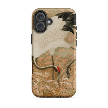 Japanese Sarus Crane - G.a. Audsley Phone Case, Iphone 16 Plus / Matte, Mobile Cases, Toby Leon