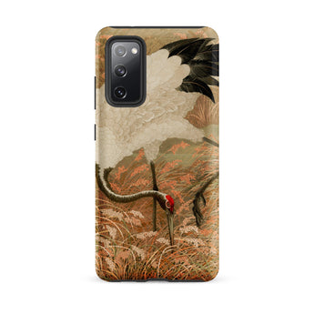 Japanese Sarus Crane - G.a. Audsley Phone Case, Samsung Galaxy S20 Fe / Matte, Mobile Cases, Toby Leon