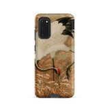Japanese Sarus Crane - G.a. Audsley Phone Case, Samsung Galaxy S20 / Matte, Mobile Cases, Toby Leon