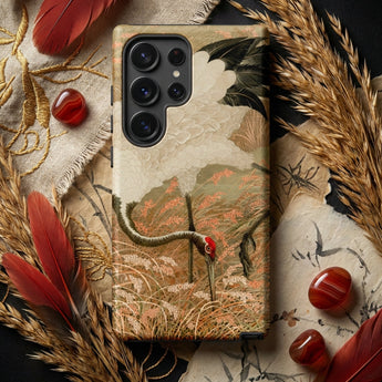 Japanese Sarus Crane - G.a. Audsley Phone Case, Mobile Cases, Toby Leon
