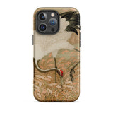 Japanese Sarus Crane - G.a. Audsley Phone Case Iphone 16 Pro Max / Matte Crane-themed, George Ashdown, Captures Mobile Cases