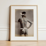 Japanese Wabori Tattoo - S. Ogawa Fine Art Print / Canvas, 12x16’’ / 31x41cm / Natural Frame / Matboard, Posters Prints & Visual Artwork,