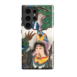 Japanese Warrior Banner - Kakuro Phone Case Samsung Galaxy S24 Ultra / Gloss Vibrant Intricately Illustrated Phone Case Traditional
