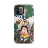 Japanese Warrior Banner - Kakuro Phone Case Iphone 11 Pro / Matte Vibrant Intricately Illustrated Phone Case Traditional Japanese Warrior