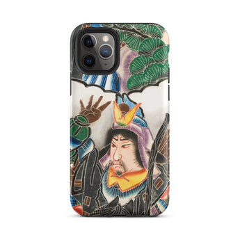 Japanese Warrior Banner - Kakuro Phone Case Iphone 11 Pro / Matte Vibrant Intricately Illustrated Phone Case Traditional Japanese Warrior