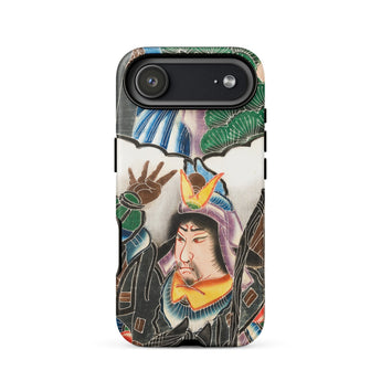 Japanese Warrior Banner - Kakuro Phone Case Iphone 17 Air / Matte Vibrant Intricately Illustrated Phone Case Traditional Japanese Theater