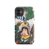 Japanese Warrior Banner - Kakuro Phone Case Iphone 11 / Matte Vibrant Intricately Illustrated Phone Case Traditional Japanese Warrior