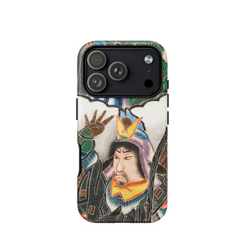 Japanese Warrior Banner - Kakuro Phone Case Iphone 17 Pro / Matte Vibrant Intricately Illustrated Phone Case Traditional Japanese Warrior