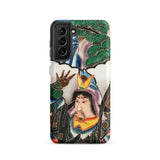 Japanese Warrior Banner - Kakuro Phone Case Samsung Galaxy S21 / Matte Vibrant Intricately Illustrated Phone Case Traditional Japanese