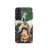 Japanese Warrior Banner - Kakuro Phone Case Samsung Galaxy S22 / Matte Vibrant Intricately Illustrated Phone Case Traditional Japanese