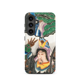 Japanese Warrior Banner - Kakuro Phone Case Samsung Galaxy S24 / Matte Vibrant Intricately Illustrated Phone Case Traditional Japanese