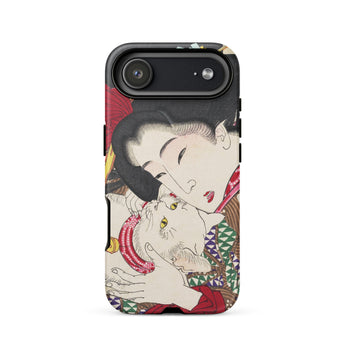 Japanische Frau und Katze - Tsukioka Yoshitoshi Iphone Hülle, 17 Air / Matt, Handyhüllen, Toby Leon