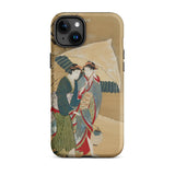 Donne giapponesi nella neve - Custodia per iPhone Shunman, 15 Plus / Opaca, Custodie per telefoni cellulari, Toby Leon
