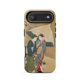 Japanese Women in Snow - Shunman Phone Case Iphone 17 Air / Matte Iphone 12 Pro Max Case Japanese Art Design