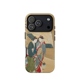 Japanese Women in Snow - Shunman Phone Case Iphone 17 Pro / Matte Iphone 13 Pro Max Case Japanese Geisha Design