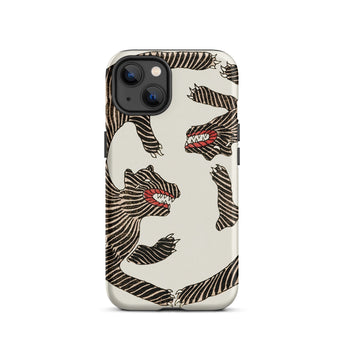 Japanese Woodblock Tiger - Taguchi Tomoki Phone Case, Iphone 13 / Matte, Mobile Cases, Toby Leon