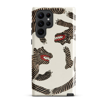 Japanese Woodblock Tiger - Taguchi Tomoki Phone Case, Samsung Galaxy S22 Ultra / Gloss, Mobile Cases, Toby Leon