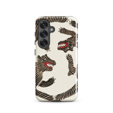 Japanese Woodblock Tiger - Taguchi Tomoki Phone Case, Samsung Galaxy S25 / Gloss, Mobile Cases, Toby Leon