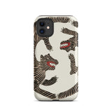 Japanese Woodblock Tiger - Taguchi Tomoki Phone Case Iphone 11 / Matte Tiger-patterned Phone Case Taguchi Tomoki, Japanese Woodblock Tiger,
