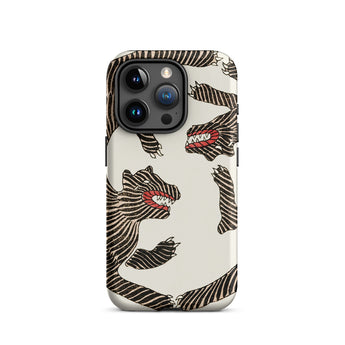 Japanese Woodblock Tiger - Taguchi Tomoki Phone Case, Taguchi Tomoki, Japanese Woodblock Tiger, Urban Jungles