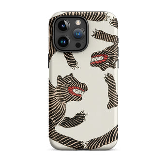 Japanese Woodblock Tiger - Taguchi Tomoki Phone Case, Taguchi Tomoki, Japanese Woodblock Tiger, Urban Jungles