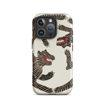 Japanese Woodblock Tiger - Taguchi Tomoki Phone Case, Taguchi Tomoki, Japanese Woodblock Tiger, Urban Jungles