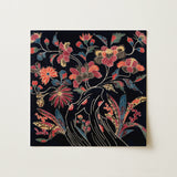 Japanese Wrapping Cloth (uchikui) - Textile Art Print / Canvas, 12x12’’ / 31x31cm / Unframed / no Border, Posters Prints & Visual Artwork,